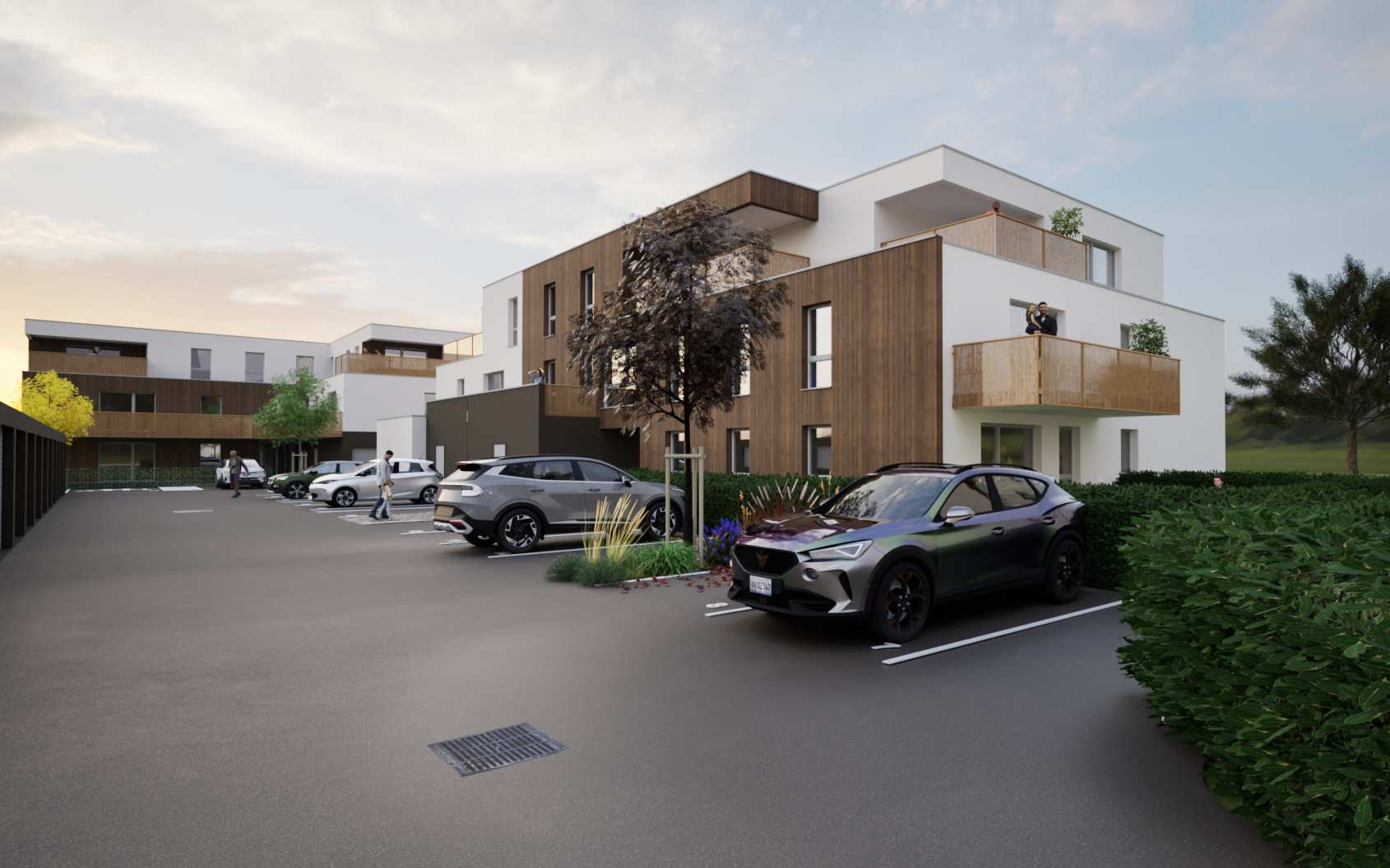 Appartements neufs à Sainte Croix en Plaine HAUT- RHIN Du F2 au F4